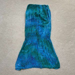 Strapless Beach Cover Up/Swimsuit Cover Dress